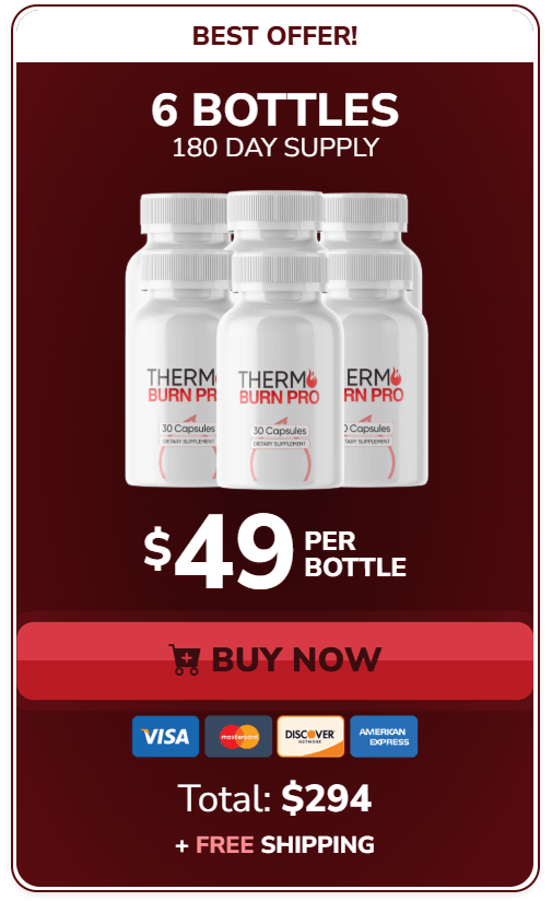 thermoburn pro 6 bottles price